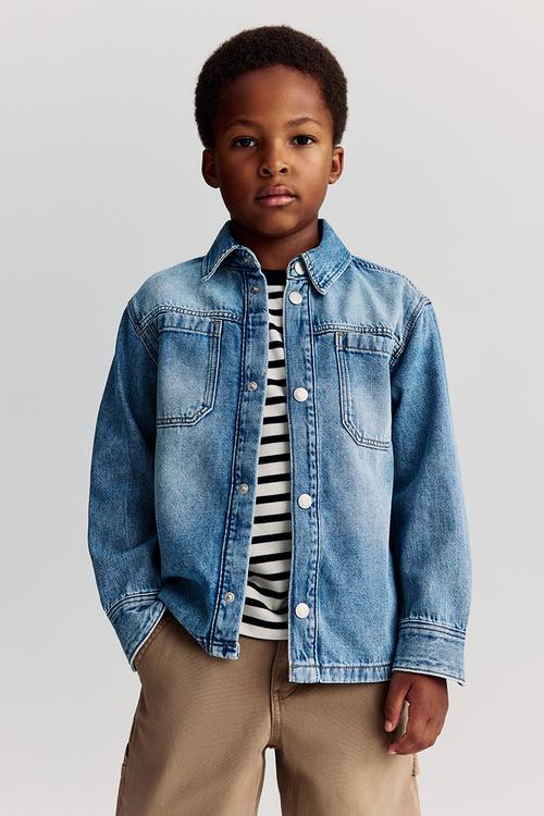 Denim overshirt -  light denim blue 
