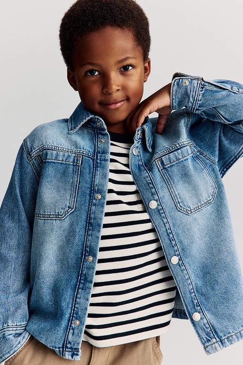 Denim overshirt -  light denim blue 