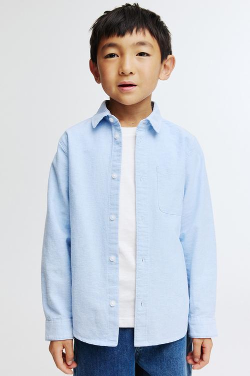 Cotton shirt - light blue