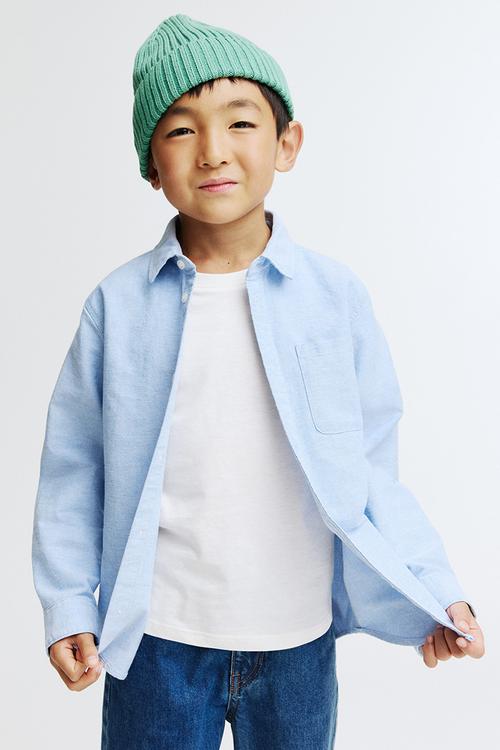 Cotton shirt - light blue