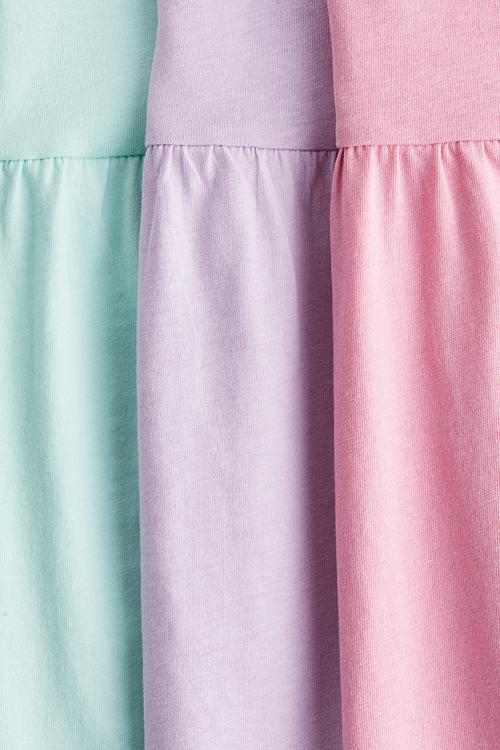 3-Pack jersey dresses - multi
