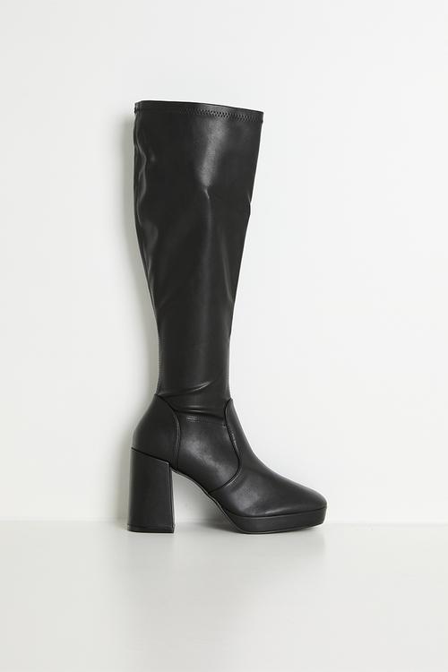 Cannon knee length boot - black 