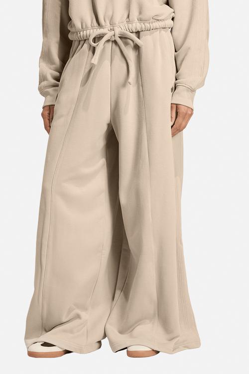 P Essential Wide Trackpant - Stone Khaki