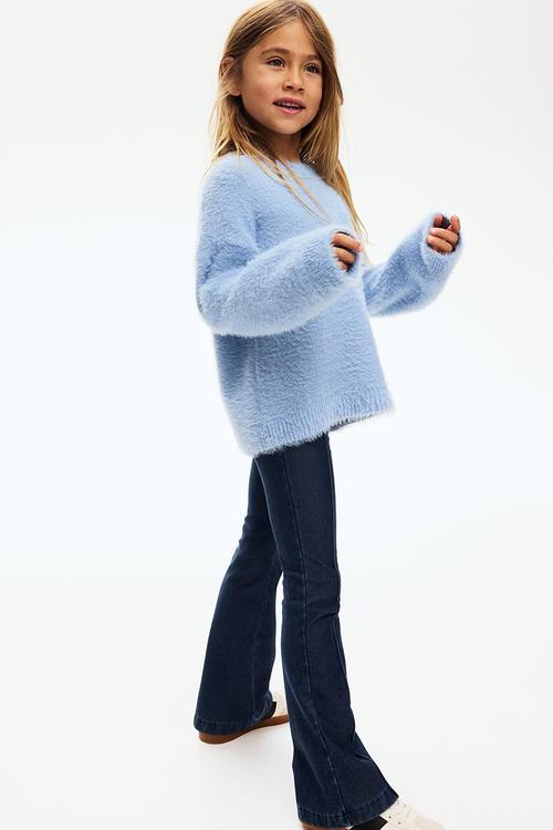 Flared jeggings - dark denim blue