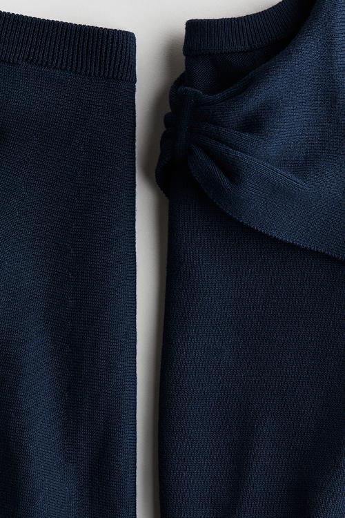 2-Piece jumper and skirt set - navy blue