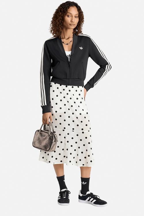 Sheer Polka Dots Skirt - Offwhite