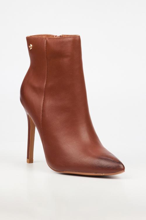 Boss 24 heel ankle boot - brown