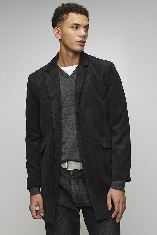 Formal Long Length Coat - Black
