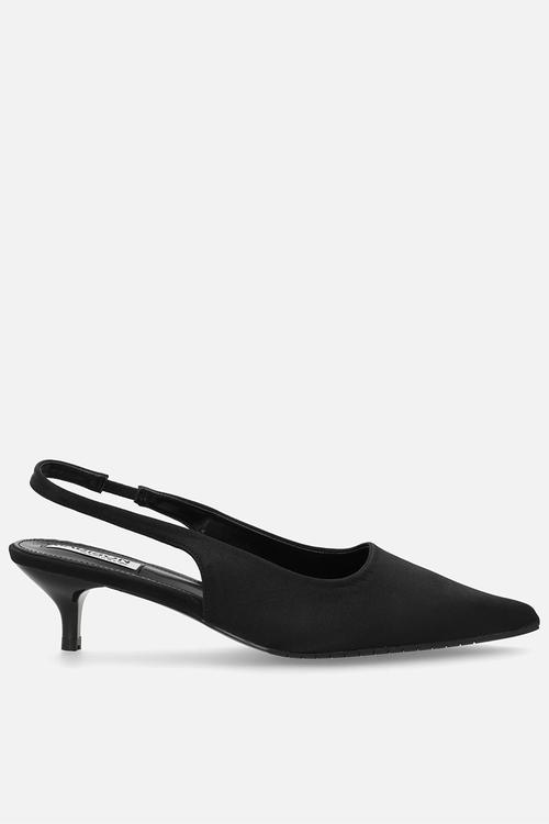 Otto closed toe slingback heel - black