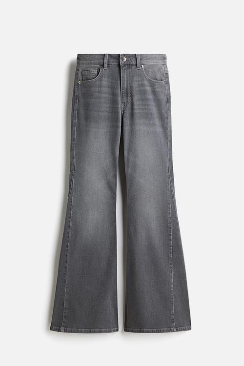 Flared high jeans -  washed grey