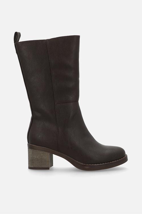 Opal mid calf boot - brown