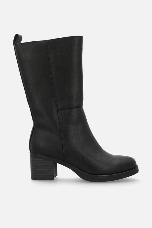 Opal mid calf boot - black