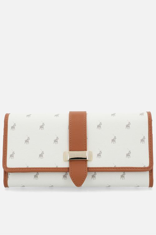 Kelsey trifold purse - grey