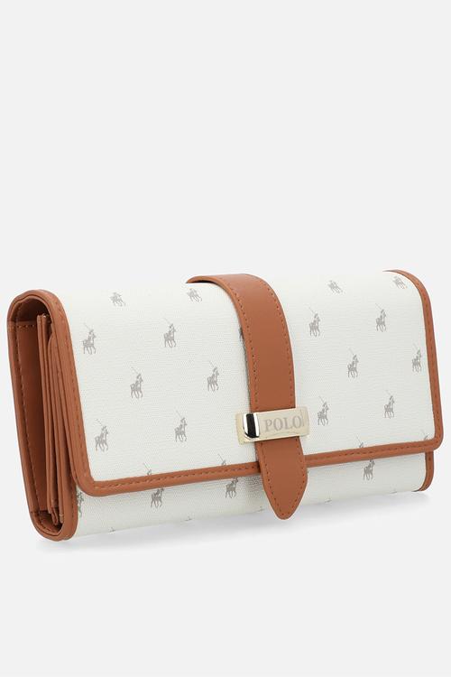 Kelsey trifold purse - grey