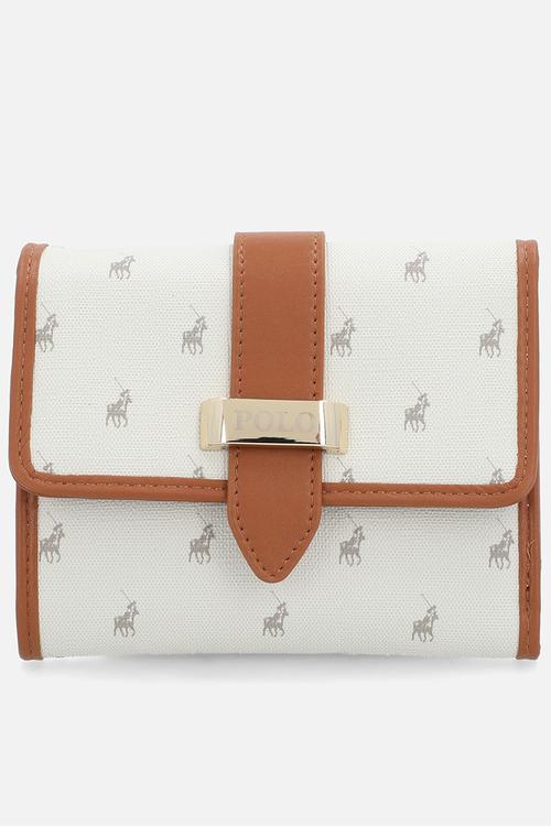 Kelsey medium trifold purse - grey