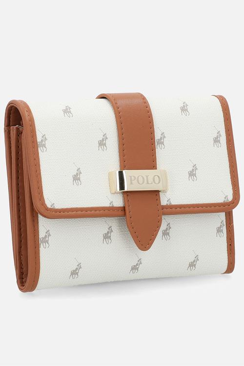 Kelsey medium trifold purse - grey