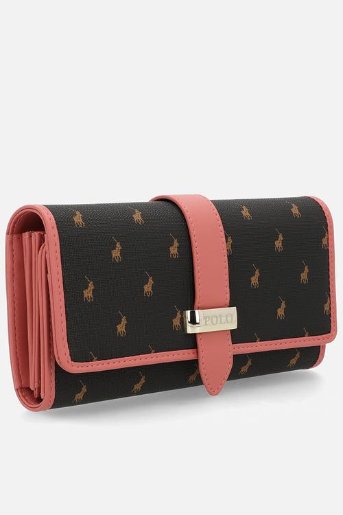 Kelsey trifold purse - brown