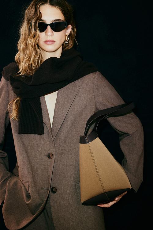 Long blazer - dark brown 