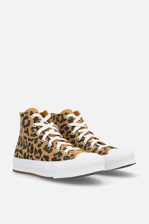 Chuck Taylor All Star Eva Lift Leopards Platform - Honey Stick/Black/White