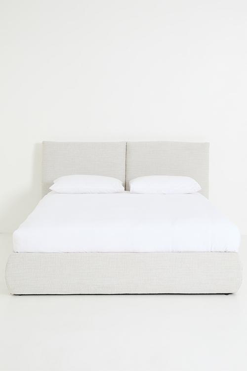 Capri Upholstered Bed - Natural