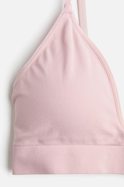 Seamless padded soft bra - pink