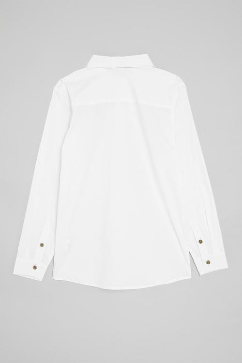Boys nicholas long sleeve shirt - white 