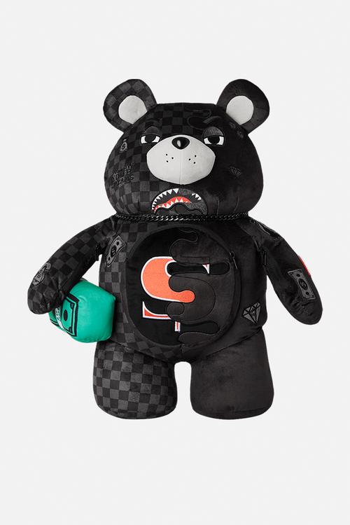 Unfinished Shark Teddy Bear - Black
