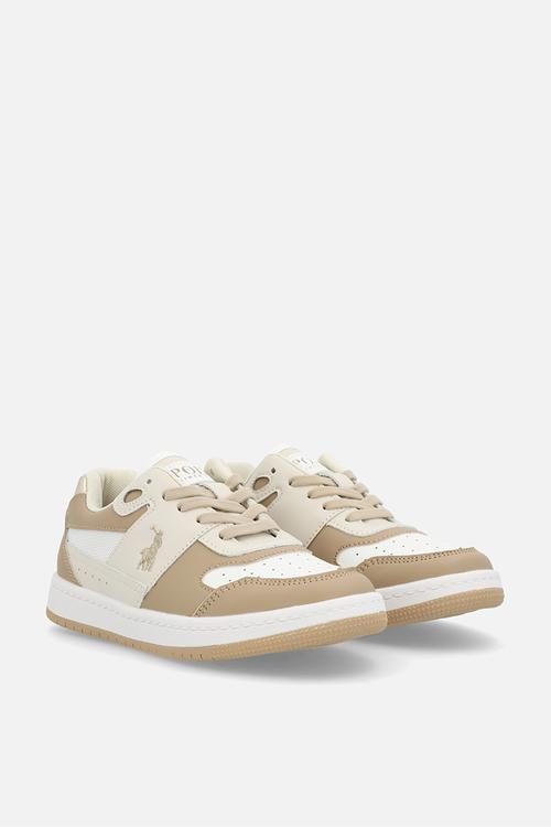 Colour Block Court Sneaker -Stone