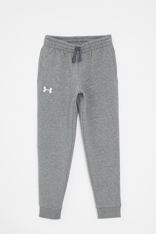 Ua rival fleece joggers - castlerock /light heather/white