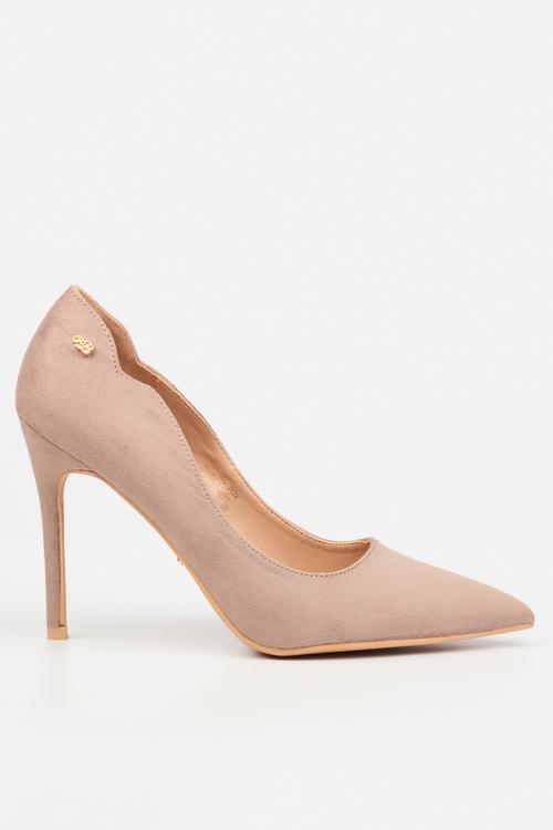Lola 66 classic scallop heel - neutral