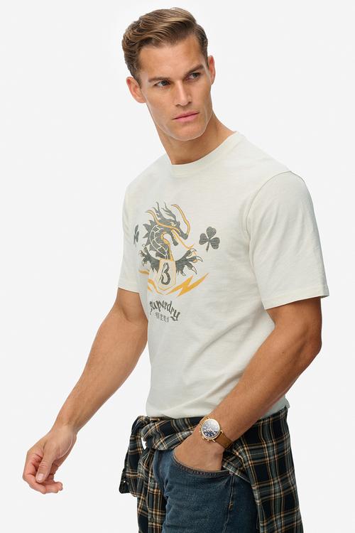 Campaign Souvenir Loose Tee - 22C - Cream