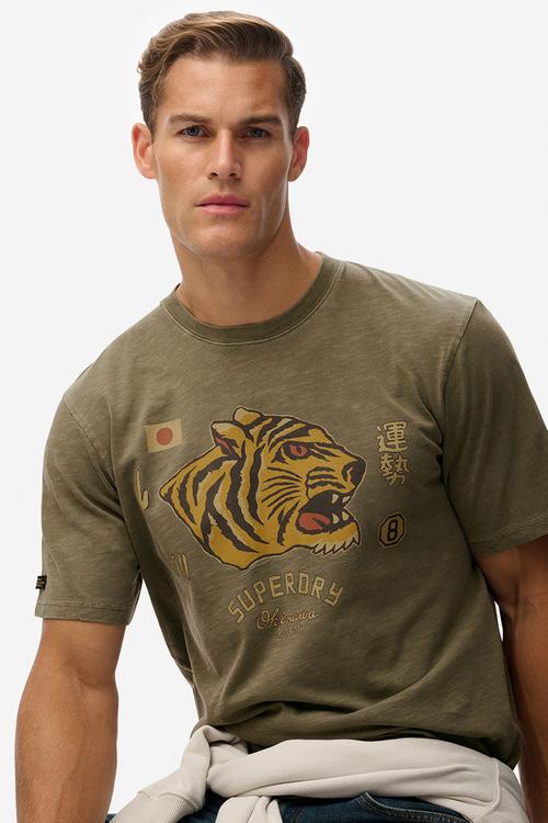 Campaign Souvenir Loose Tee - GMJ - Olive