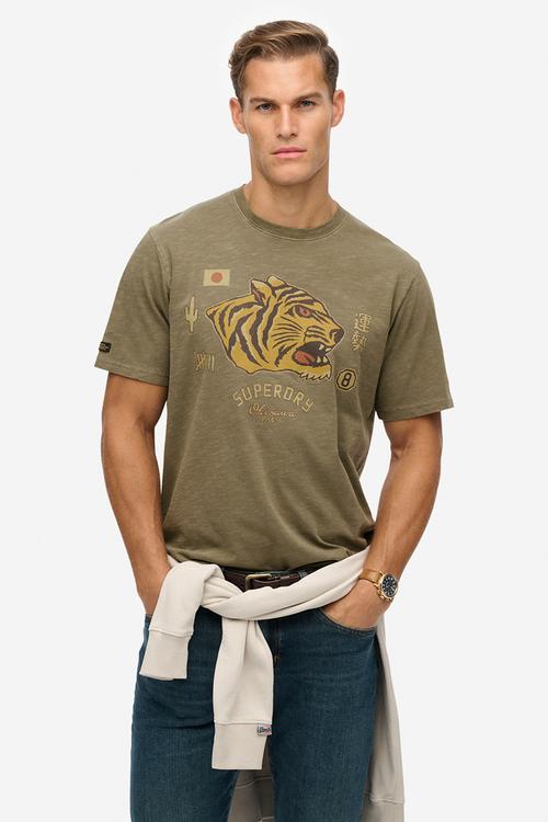 Campaign Souvenir Loose Tee - GMJ - Olive