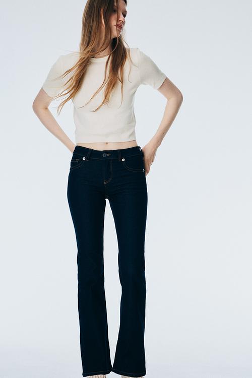 Fine-knit t-shirt - white