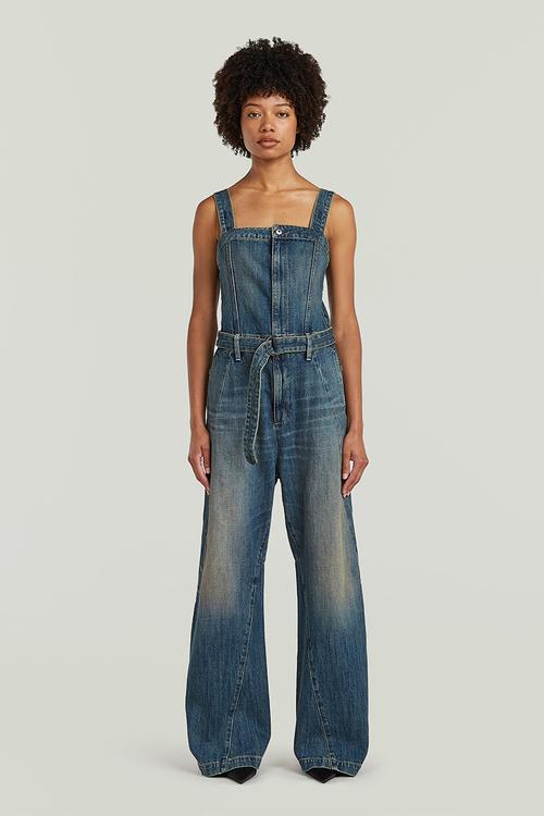 Bustier 3D Jumpsuit wmn - Antique blueschist