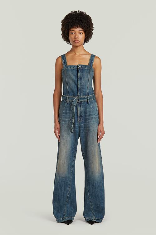 Bustier 3D Jumpsuit wmn - Antique blueschist