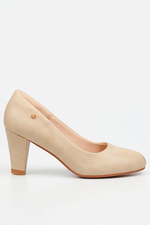 Nerina 1 court heel - beige