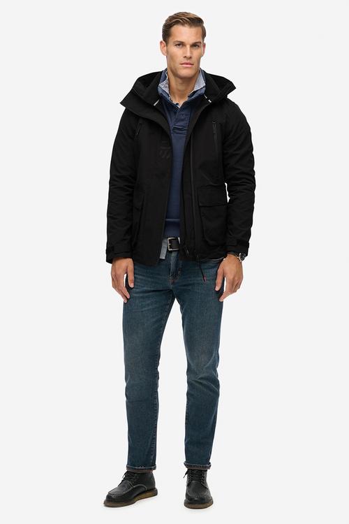Hood Ultimate Emb Windbreaker - 40A - Black