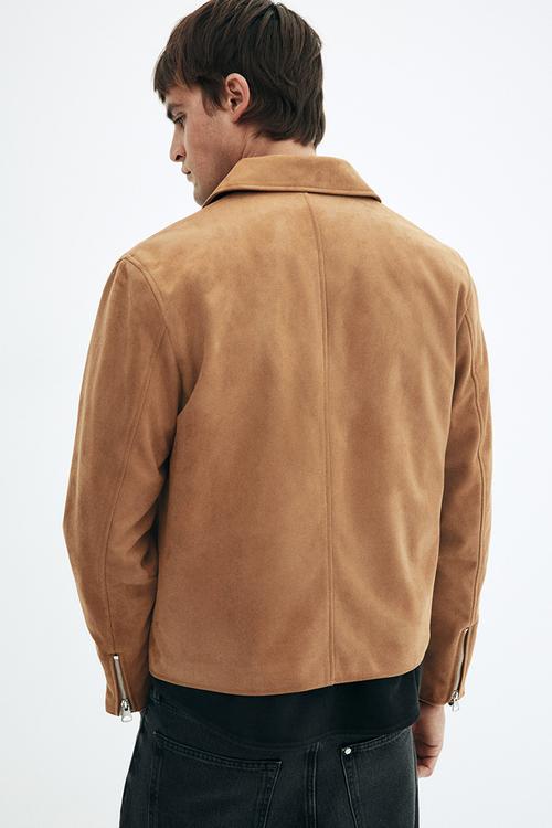 Collared jacket - light brown 