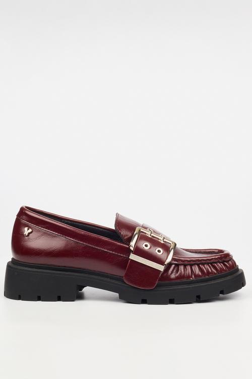 Plush 2 loafer  - burgundy