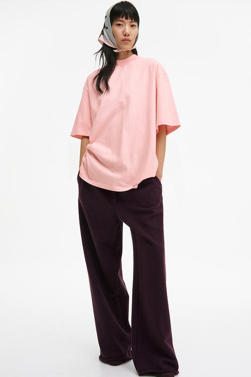 H&M Studio: Oversized T-shirt - pink