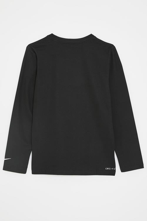 Nike multi long sleeve top - black