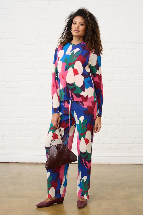 Plisse Long sleeve - Bloom