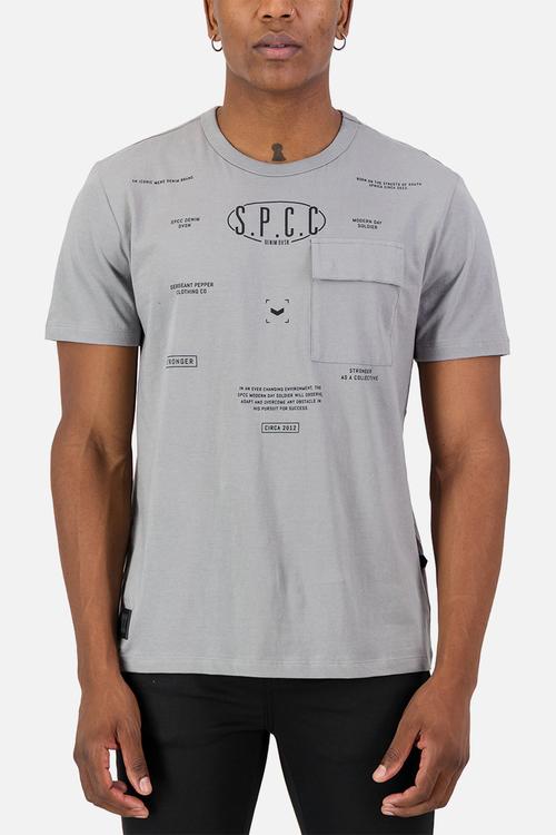 Zane Tee  - Mid Grey