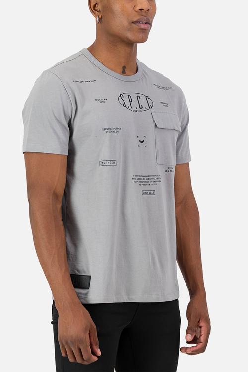 Zane Tee  - Mid Grey