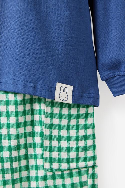 Miffy Long Sleeve Pj Set License - Lcn Mif Deep Dive/ Miffy Apple