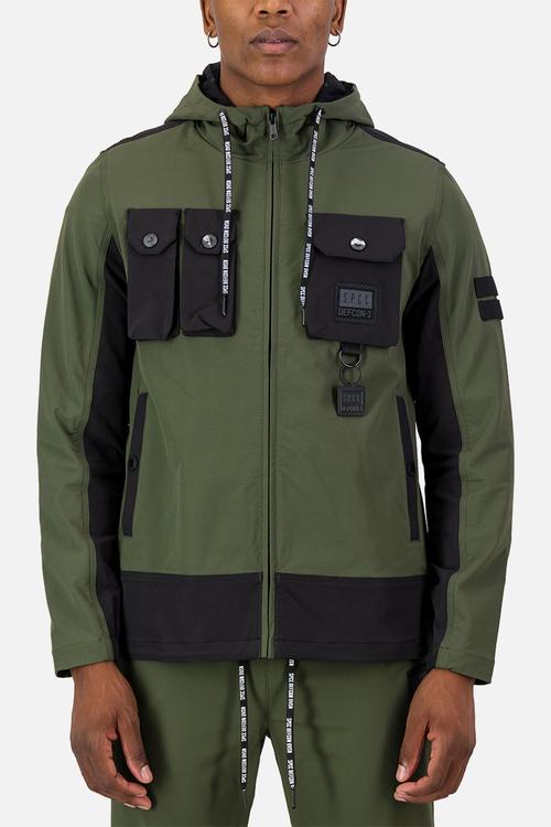 Defcon Renegade Jacket  - Black/Fatigue