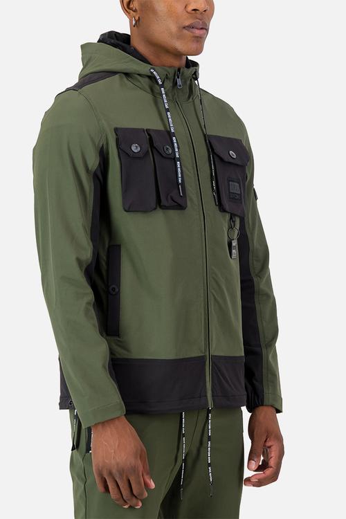 Defcon Renegade Jacket  - Black/Fatigue