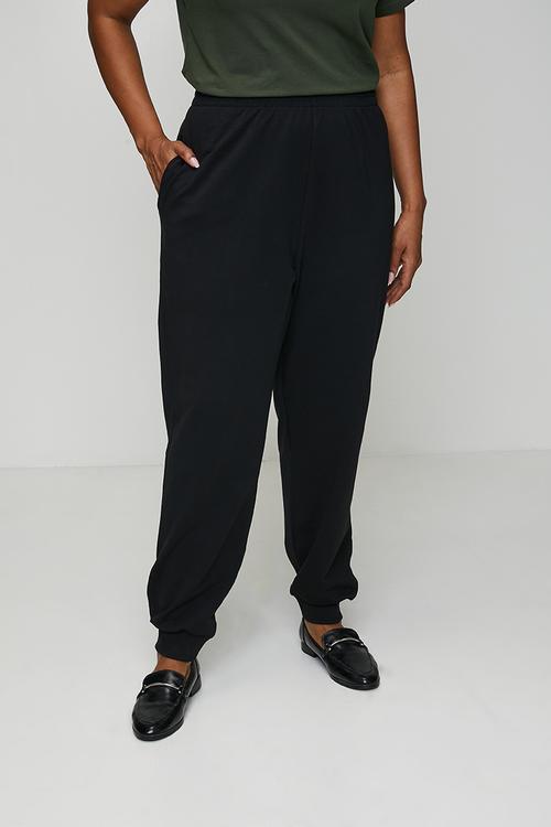 Plus wmn sophia jogger - black