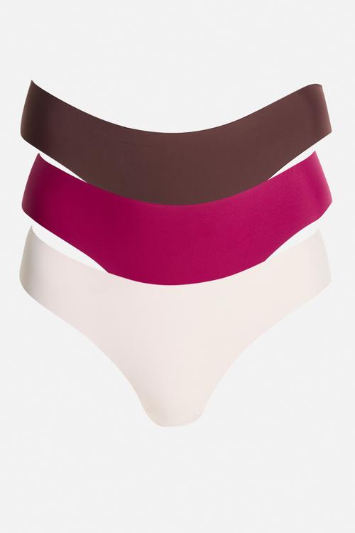 The Invisible Cheeky Brief 3Pk - multi